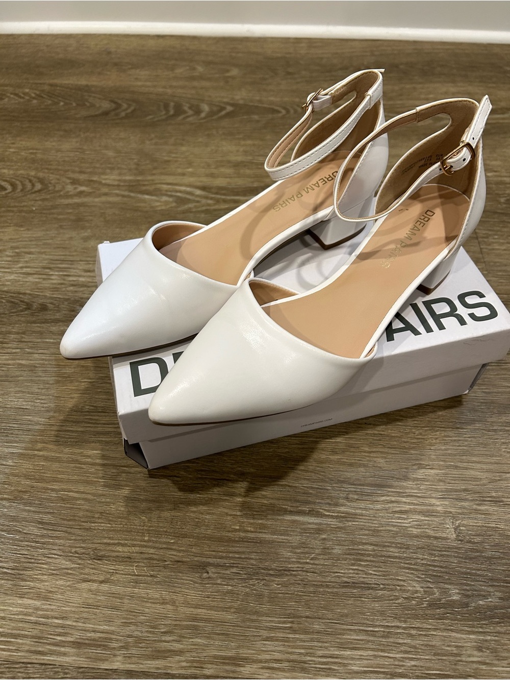 White Bridal Heels
